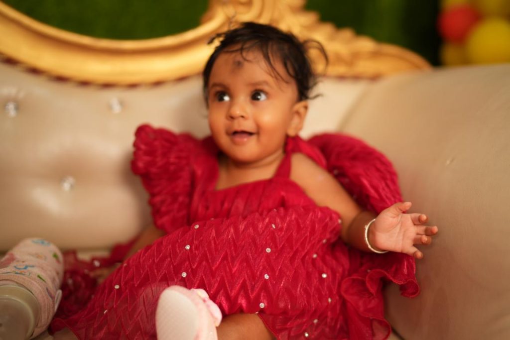 Baby’s first rice ceremony photography in Kolkata by Santanuz Gallery.