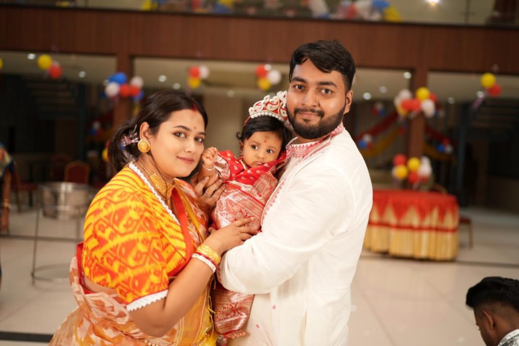 Rice ceremony photography in Kolkata by Santanuz Gallery.