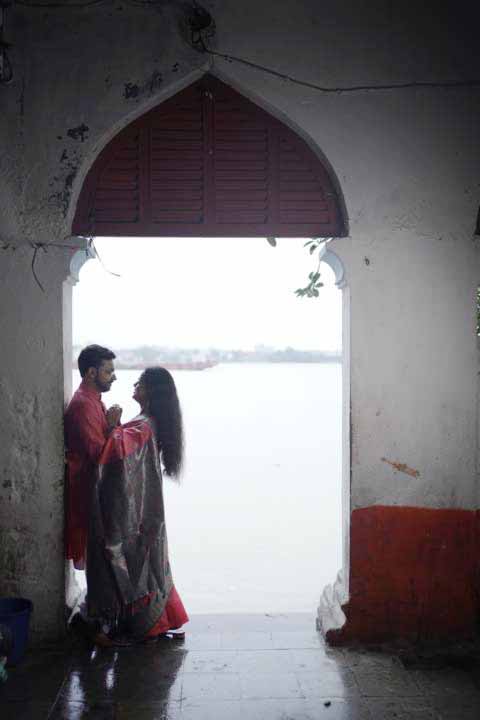 Royal-themed pre-wedding photoshoot in Kolkata venue