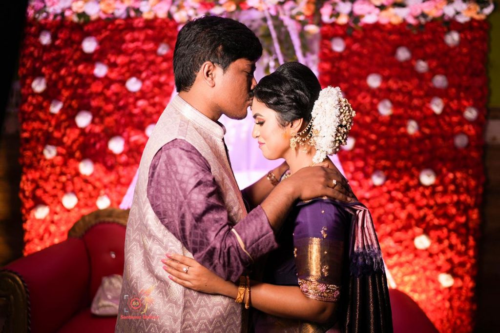 Traditional Bengali engagement ceremony photography in Kolkata