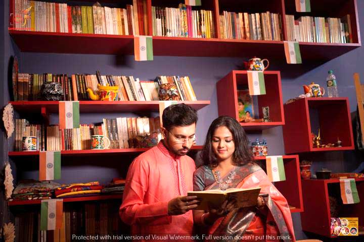 Traditional Bengali pre wedding photography in Kolkata
