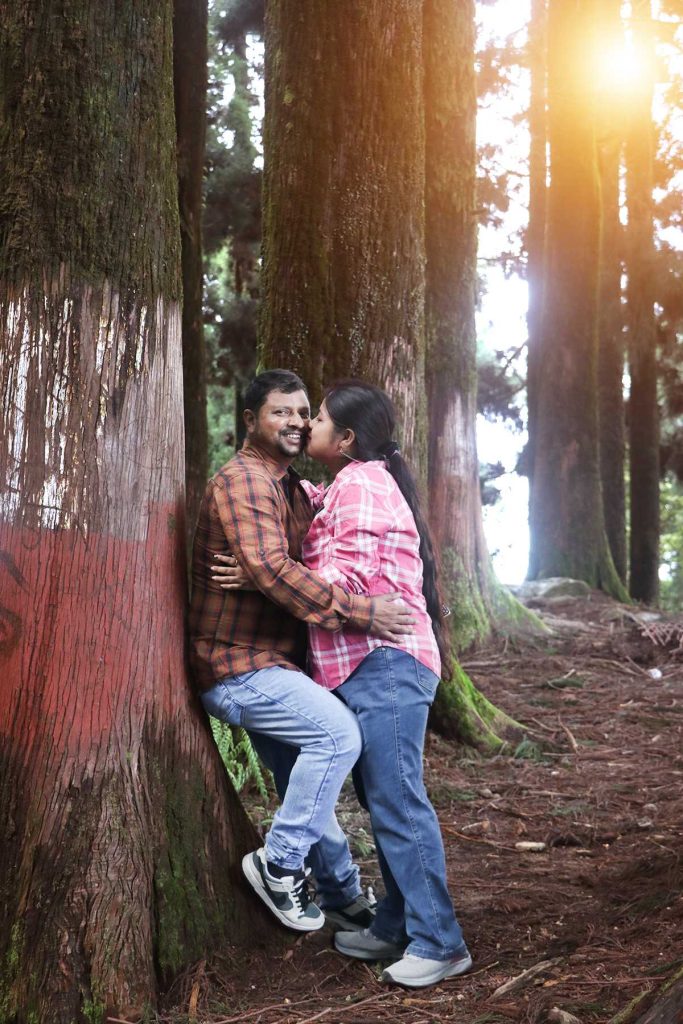 Cinematic post wedding photography for newly married couples