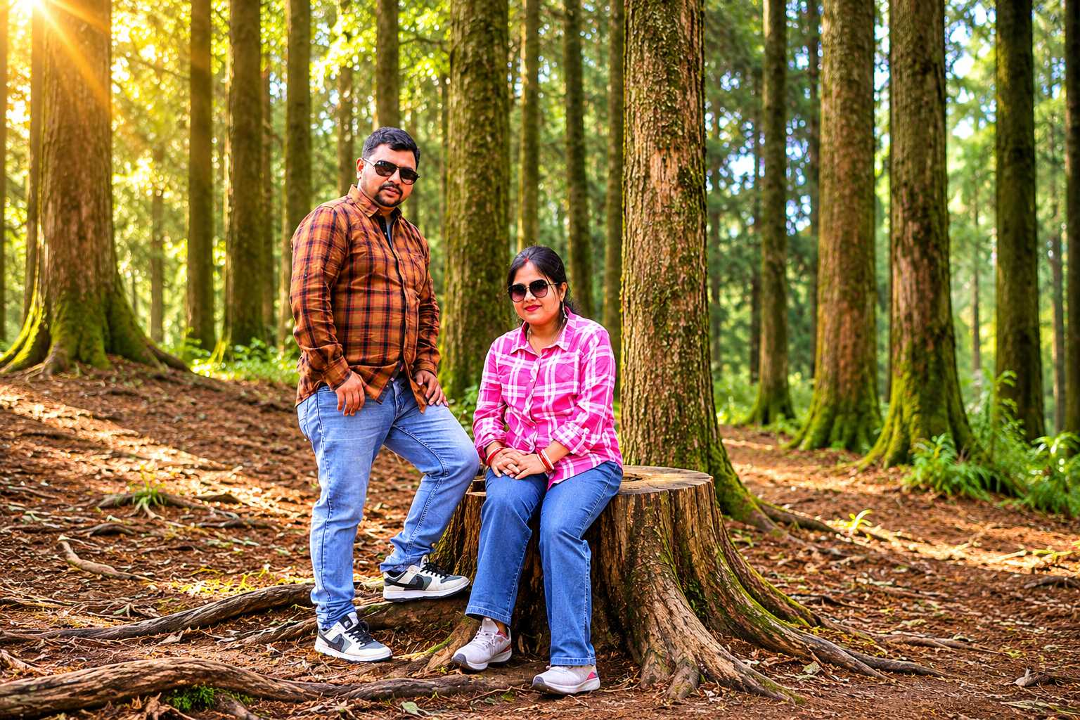 Romantic post wedding couple photoshoot in Kolkata by Santanuz Gallery